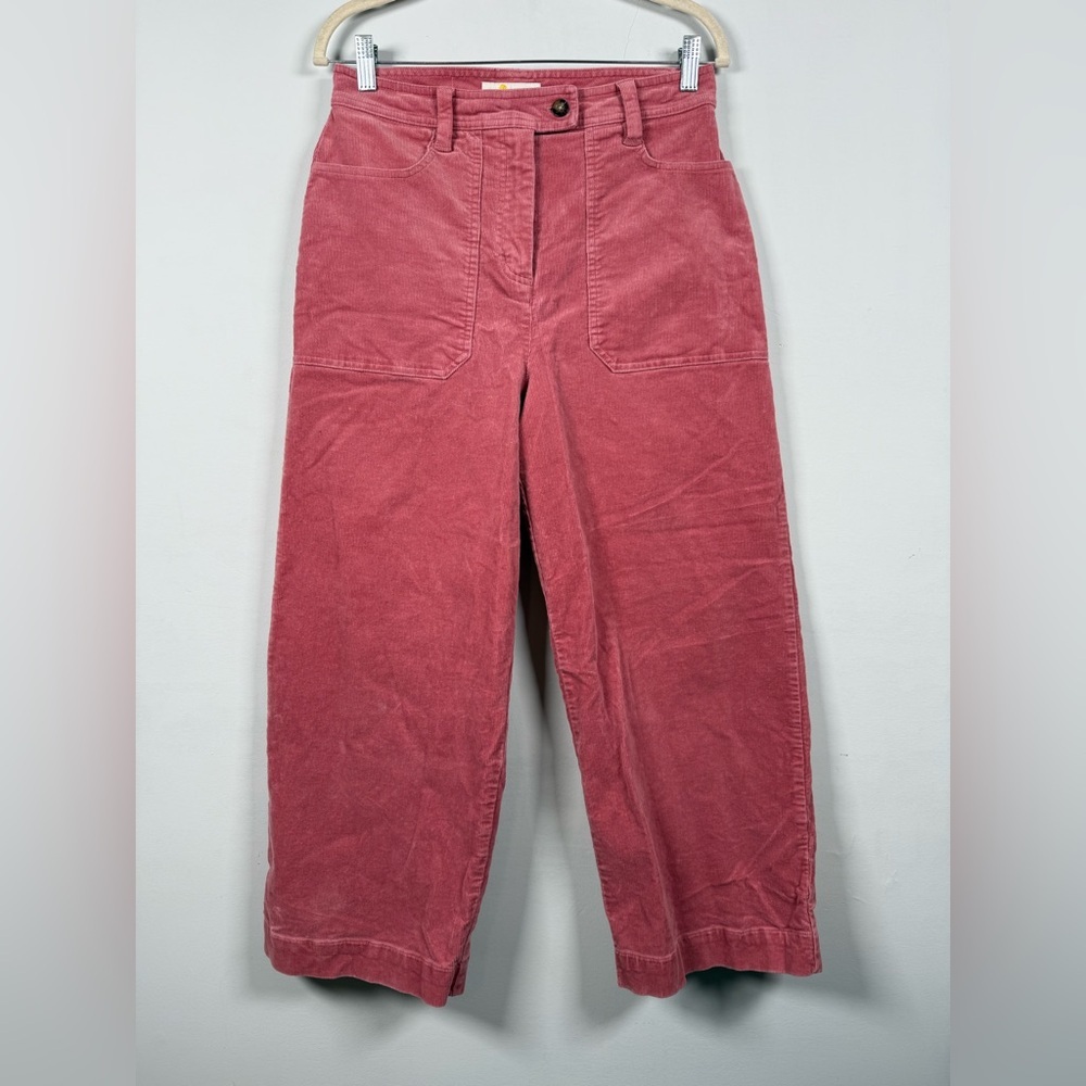 Boden Cavendish Corduroy Wide Leg Cropped Pants, Size 10R, Great Condition!
